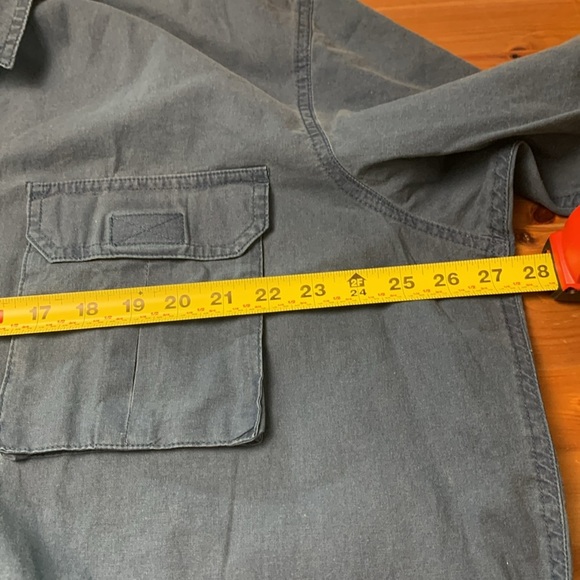 Red Head Mens Short Sleeve 100% Cotton Button Up Shirt, Blue - Picture 6 of 13